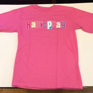 Vintage Hairspray The Musical Bubble Gum Pink T-Shirt - New - Never Used